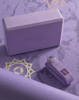 Sada na jógu Chakra Yoga Set: podložka, blok, popruh