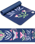 Jógová a cvičební podložka Spokey The Bloom Mat 4 mm