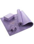 Sada na jógu Chakra Yoga Set: podložka, blok, popruh