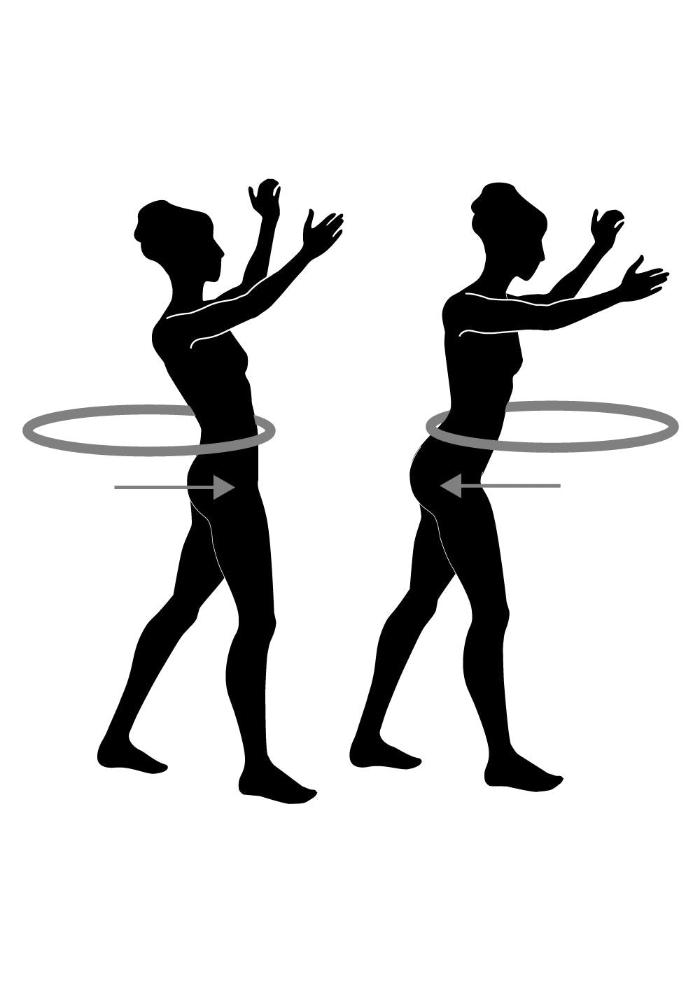 Hula-hoop Schildkröt Fitness 90 cm – skládací fitness obruč