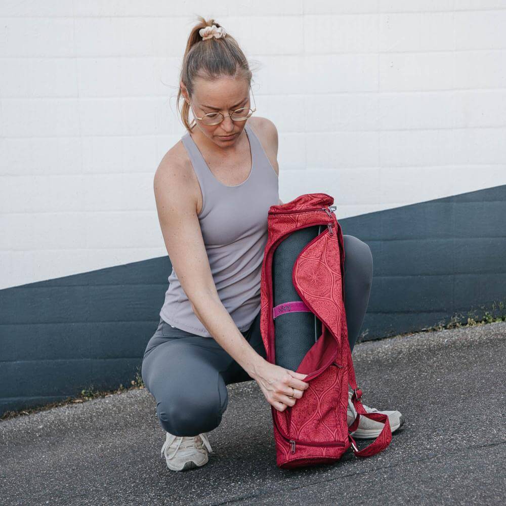 Bavlněná taška na jogamatku Bodhi Asana Bag 60 – ecru
