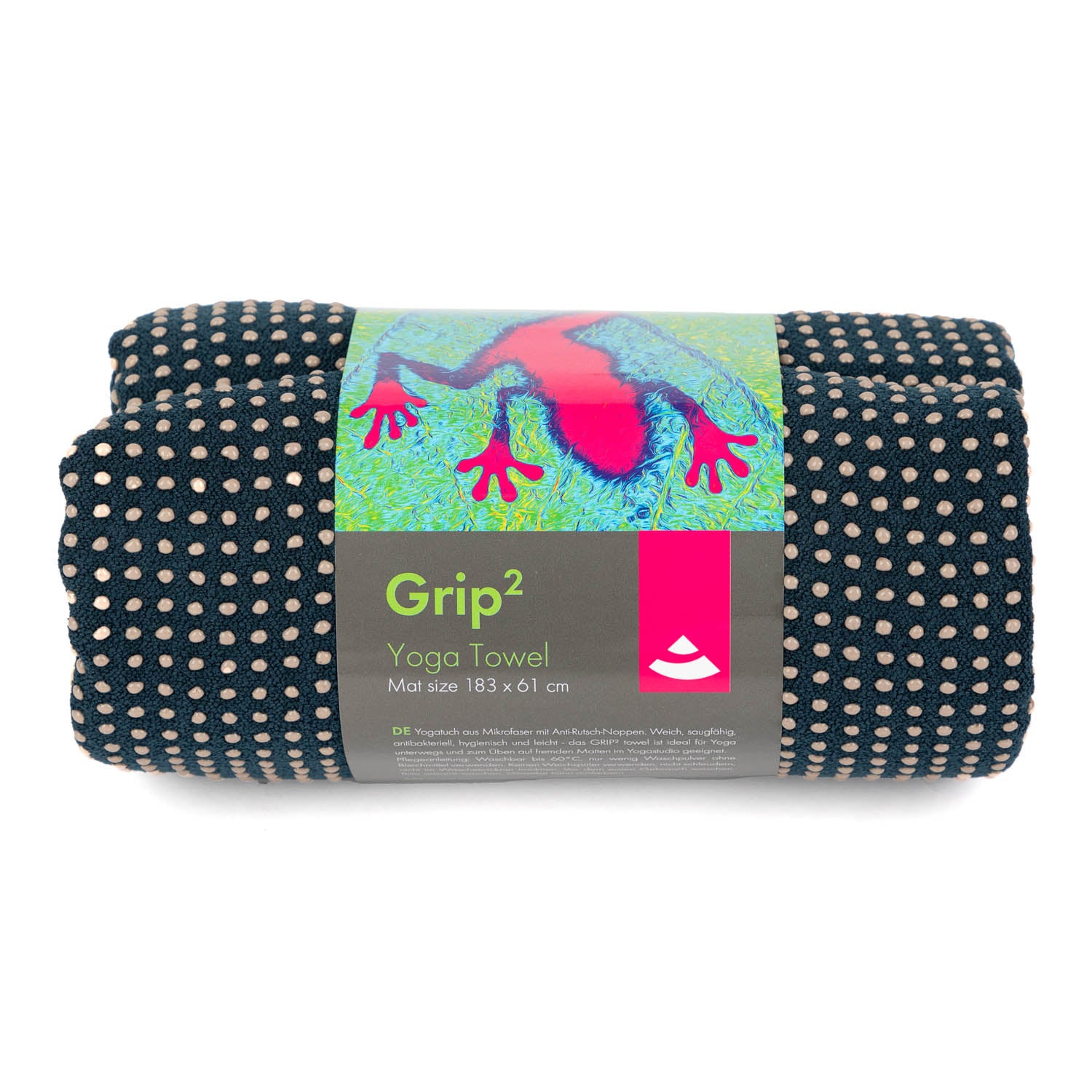 Jógový ručník GRIP 183 x 61 cm – tmavě modrý