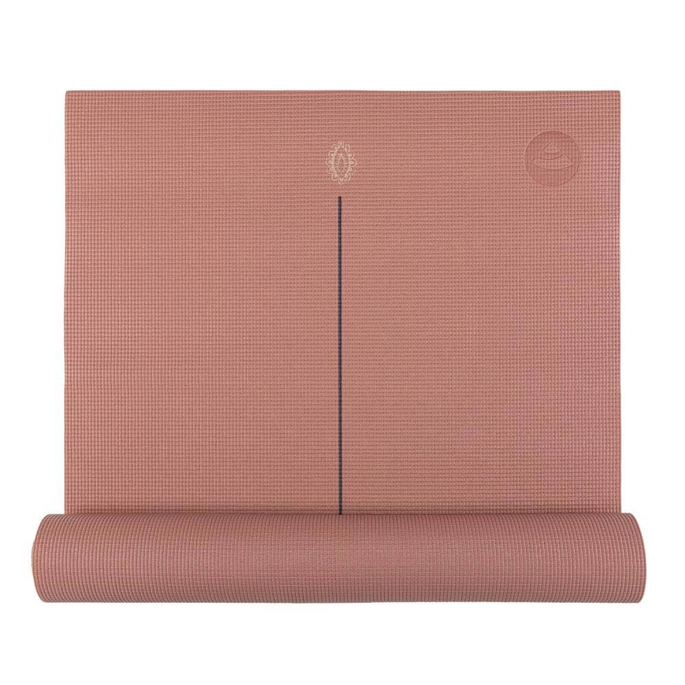 Jógová podložka Bodhi Leela 4,5 mm – růžová hamsa