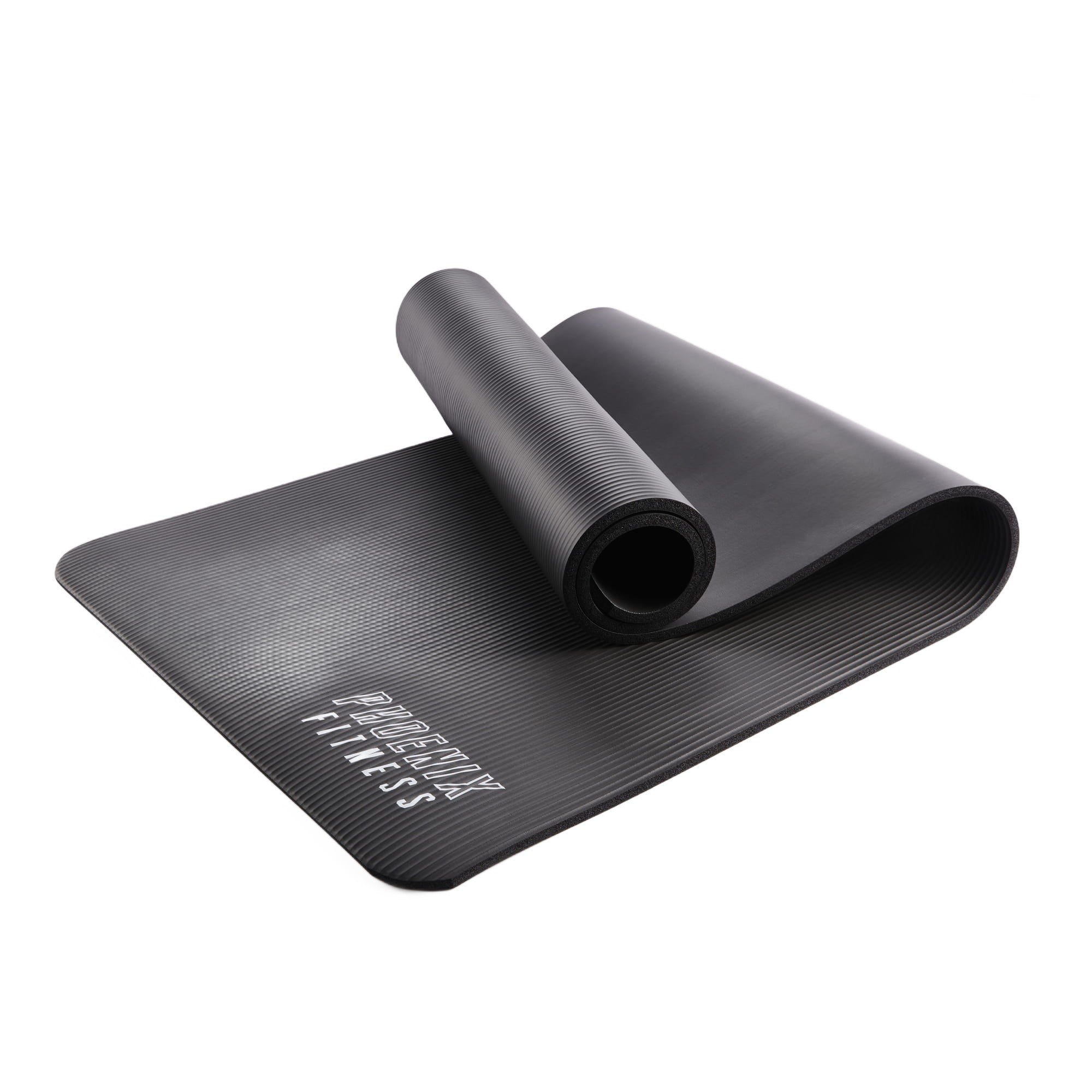Pilates podložka Phoenix Fitness 1 cm – černá