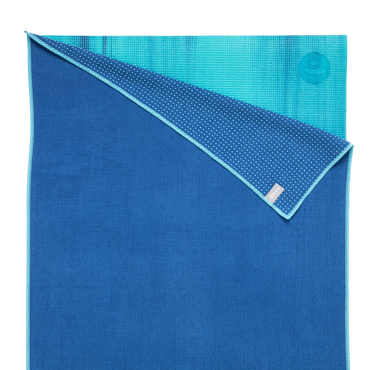 Jógový ručník GRIP 183 x 61 cm – modrý