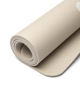 Jógová podložka Yogi &amp; Yogini Premium TPE 5 mm Květ života, béžová