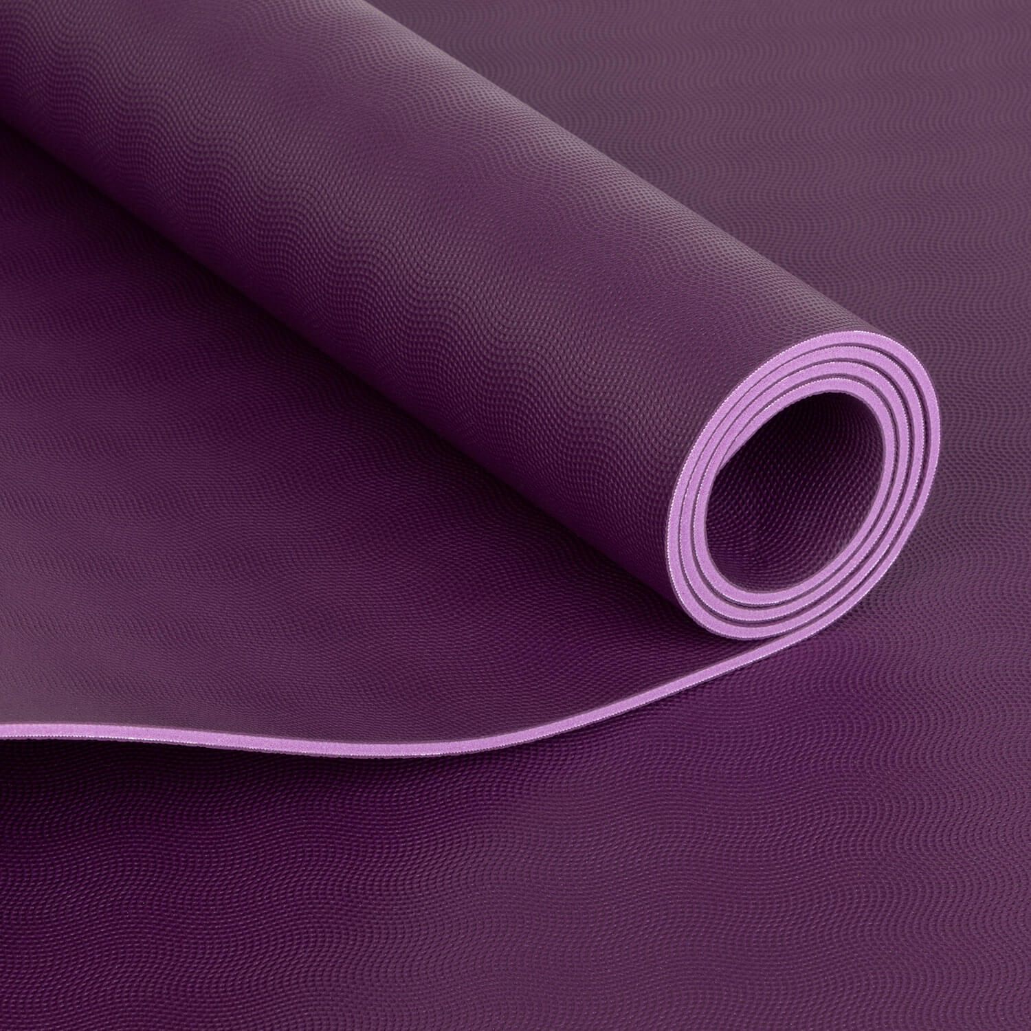 Gumová podložka na jógu Bodhi EcoPro XL 4 mm – 200 cm – fialová