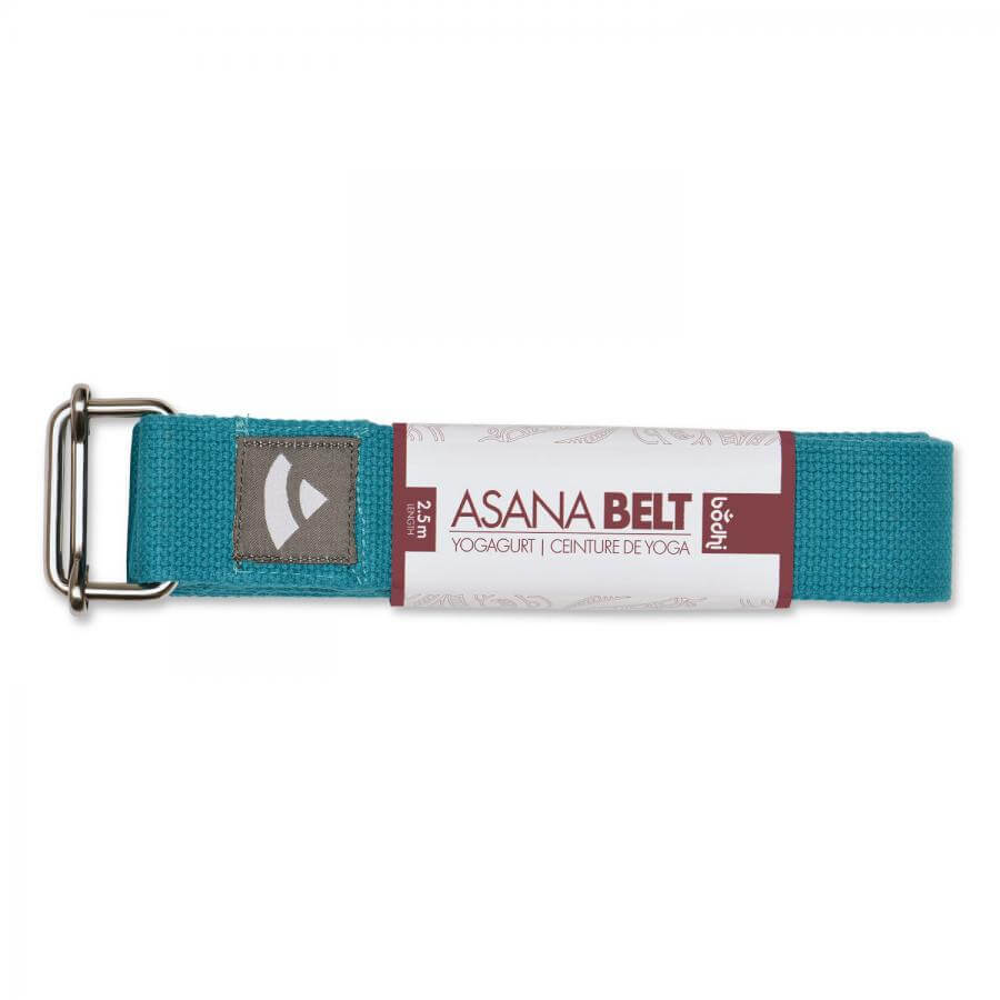 Jógový pás Bodhi Asana belt 2,5 m – tyrkysový