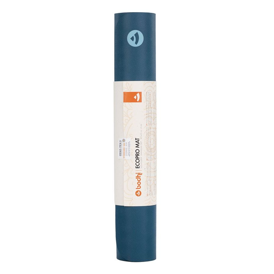 Gumová podložka na jógu Bodhi EcoPro 4 mm – tmavě modrá