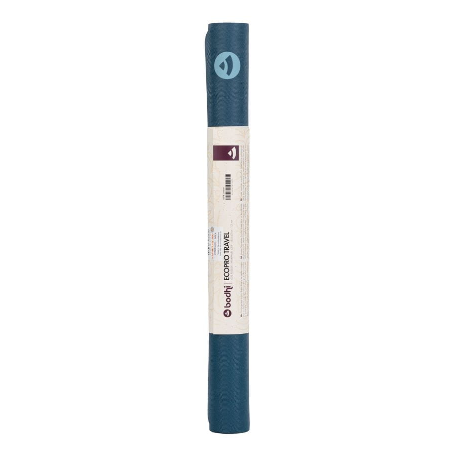 Gumová jógová podložka Bodhi EcoPro Travel 1,3 mm – tmavě modrá