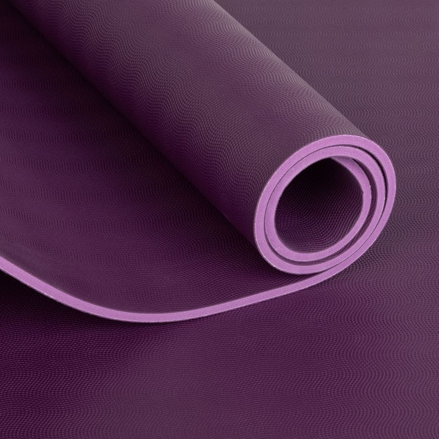 Gumová podložka na jógu Bodhi EcoPro Diamond 6 mm – fialová