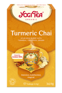 Čaj Yogi Tea Turmeric Chai – Zlatý čaj s kurkumou (17x2,0 g)