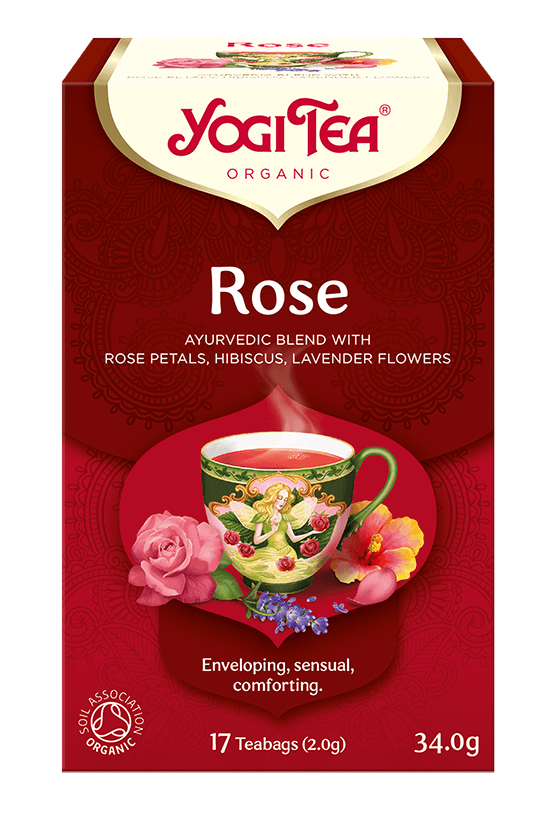 Čaj Yogi Tea Rose – růžový (17x2,0 g)