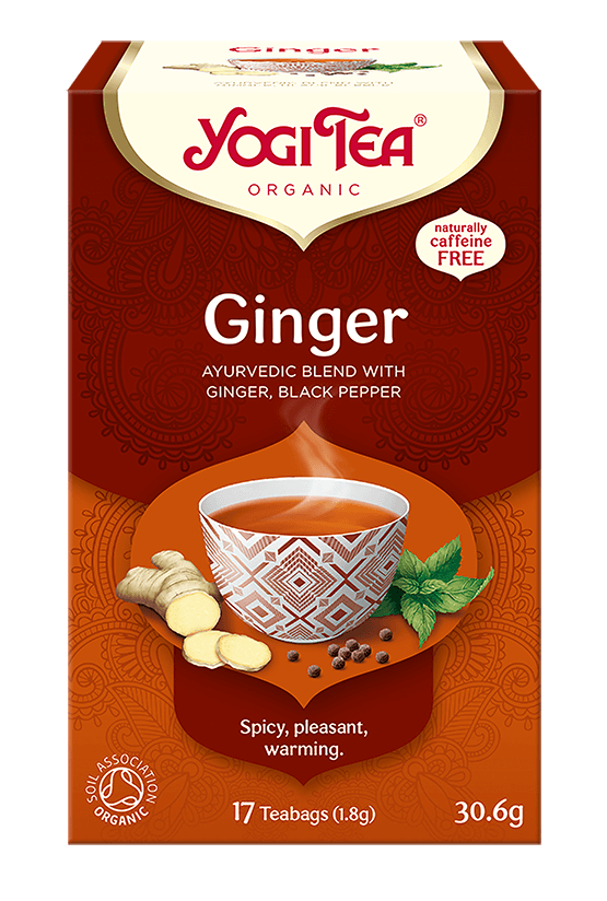 Čaj Yogi Tea Ginger – zázvorový (17 × 1,8 g)