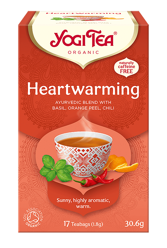 Čaj Yogi Tea Heartwarming – Radost ze života (17 sáčků)