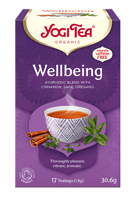 Čaj Yogi Tea Wellbeing – Plnost života (17x1,8 g)