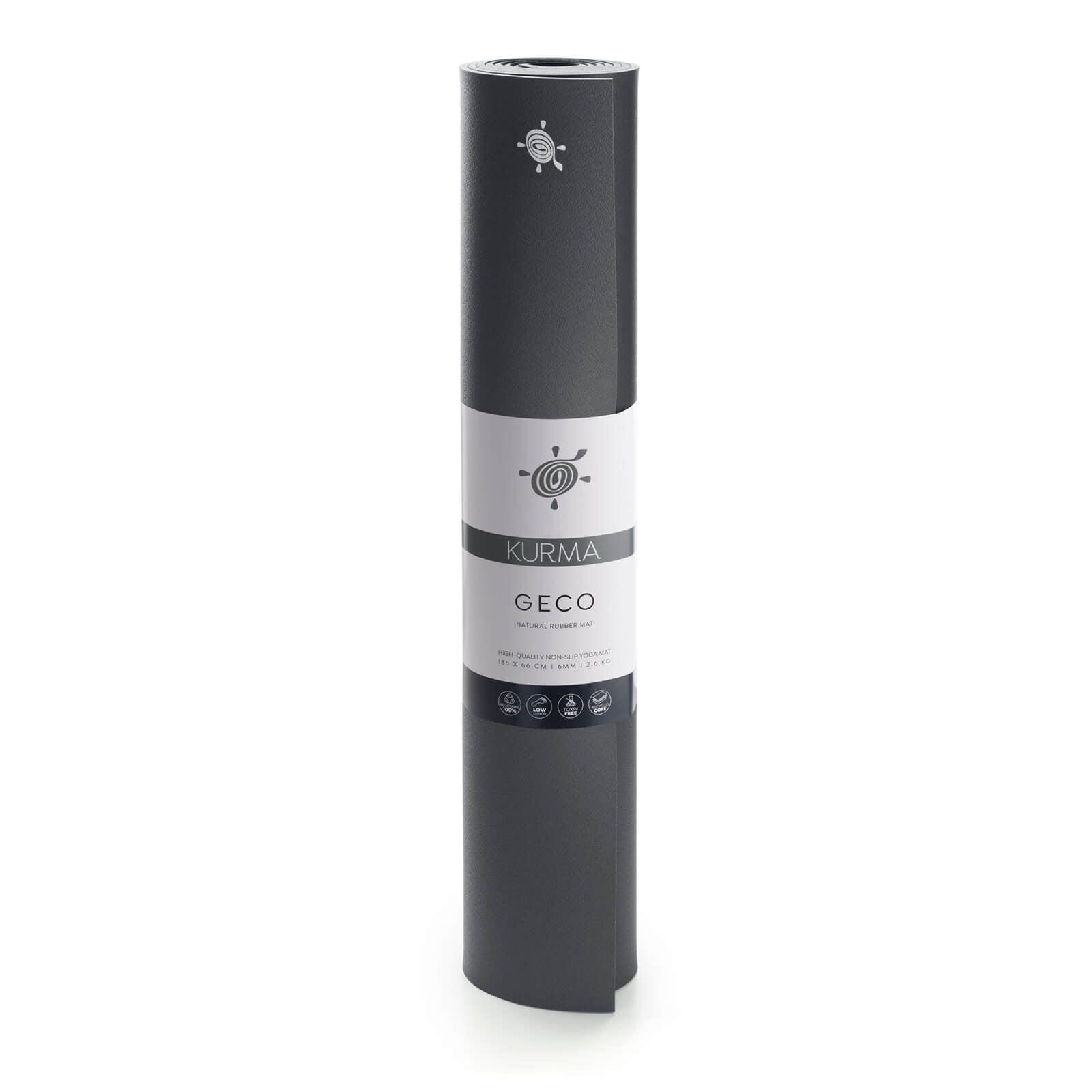 Jógová podložka Kurma Geco XL 6 mm – antracitová