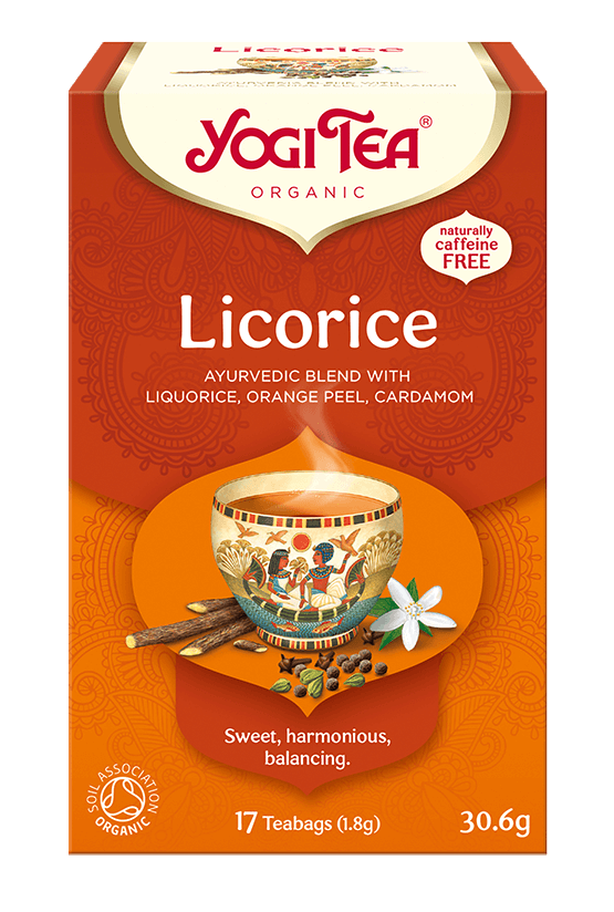 Čaj Yogi Tea Licorice – lékořice (17 × 1,8 g)
