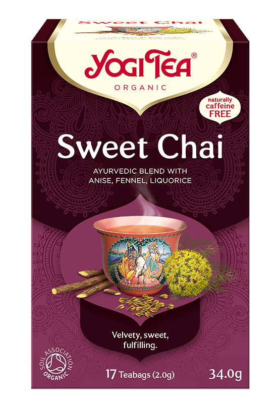 Čaj Yogi Tea Sweet Chai – Sladký čaj (17x2 g)