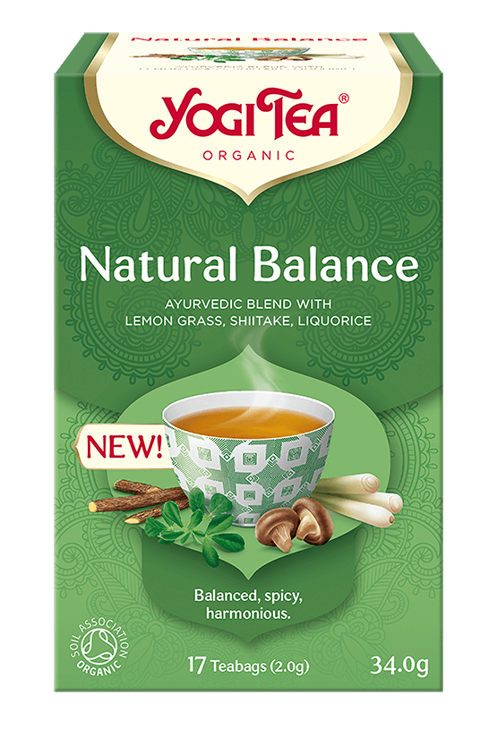 Čaj Yogi Tea Natural Balance – Přirozená rovnováha (17 × 2 g)