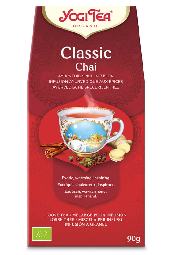Čaj Yogi Tea Classic Chai – Klasický čaj (90 g) – sypaný