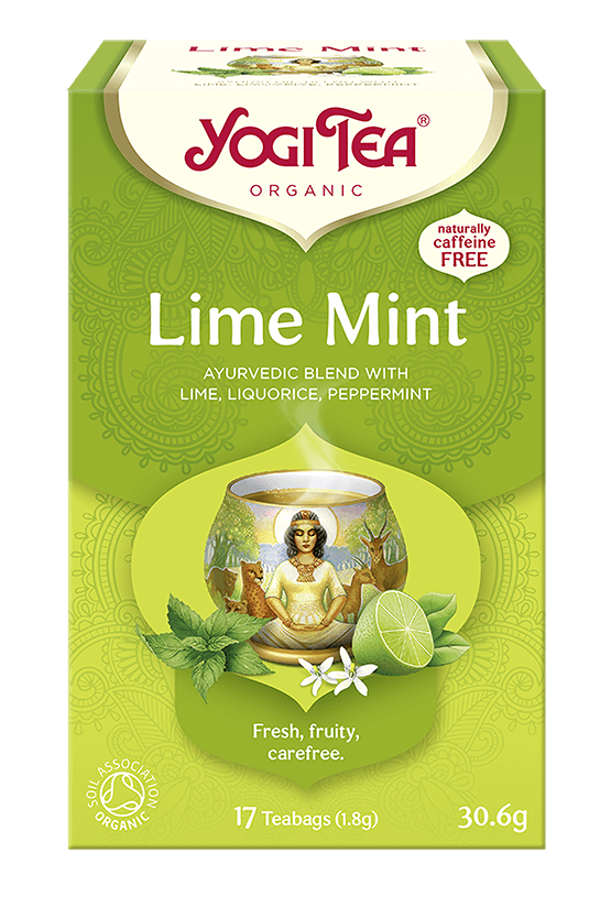 Čaj Yogi Tea Lime Mint – Limetka s mátou (17 × 1,8 g)
