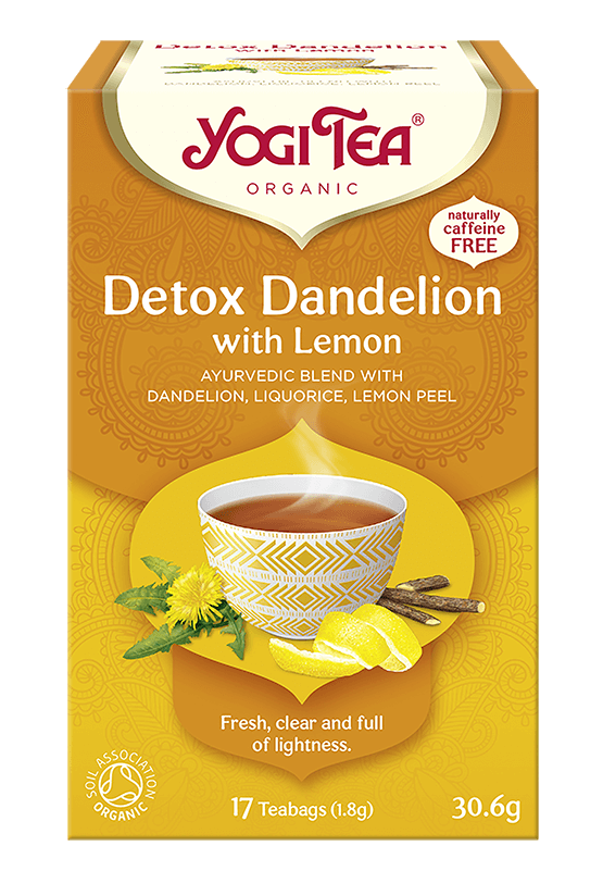 Čaj Yogi Tea Feel pure with Lemon – s citronem (17 × 1,8 g)