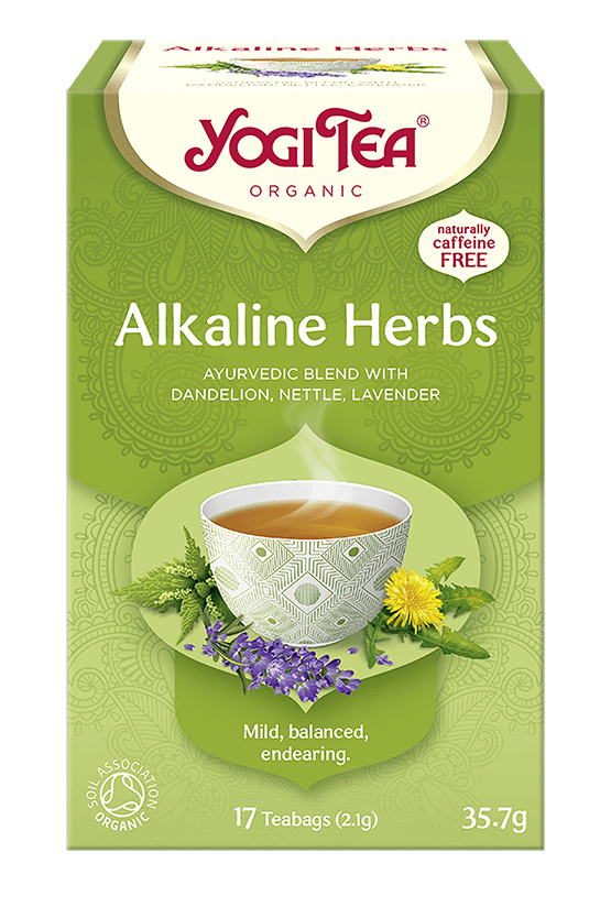 Čaj Yogi Tea Alkaline Herbs – Alkalické byliny (17 x 2,1 g)