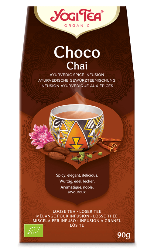 Čaj Yogi Tea Choco Chai – Čokoládový čaj (90 g) – sypaný
