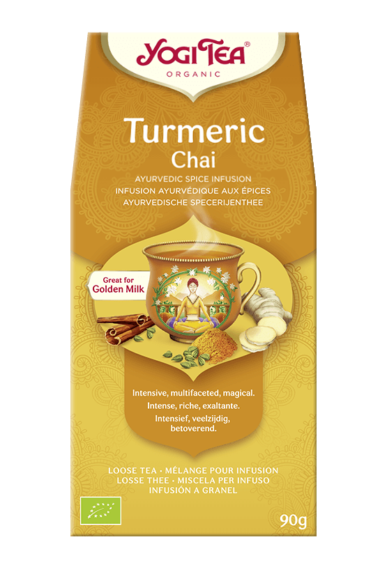Čaj Yogi Tea Turmeric Chai – Čaj s kurkumou (90 g) – sypaný