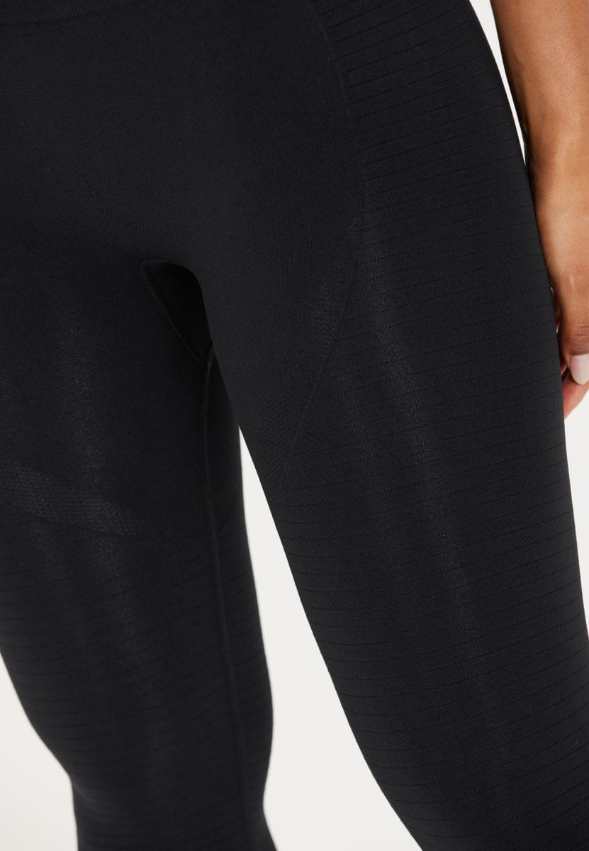 Jógové legíny Athlecia Nagar Seamless – černé
