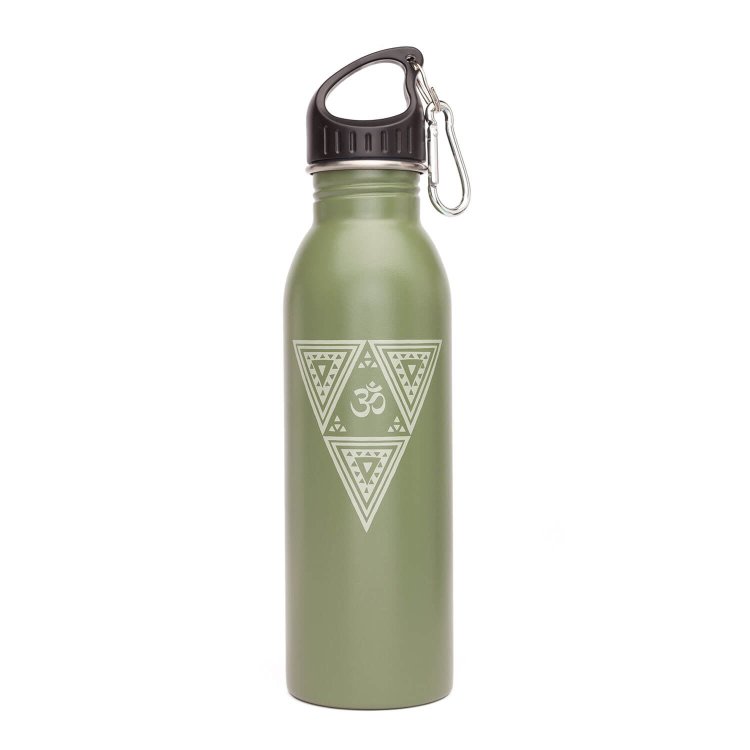 Láhev na vodu Bodhi – Om, olivová, 700 ml