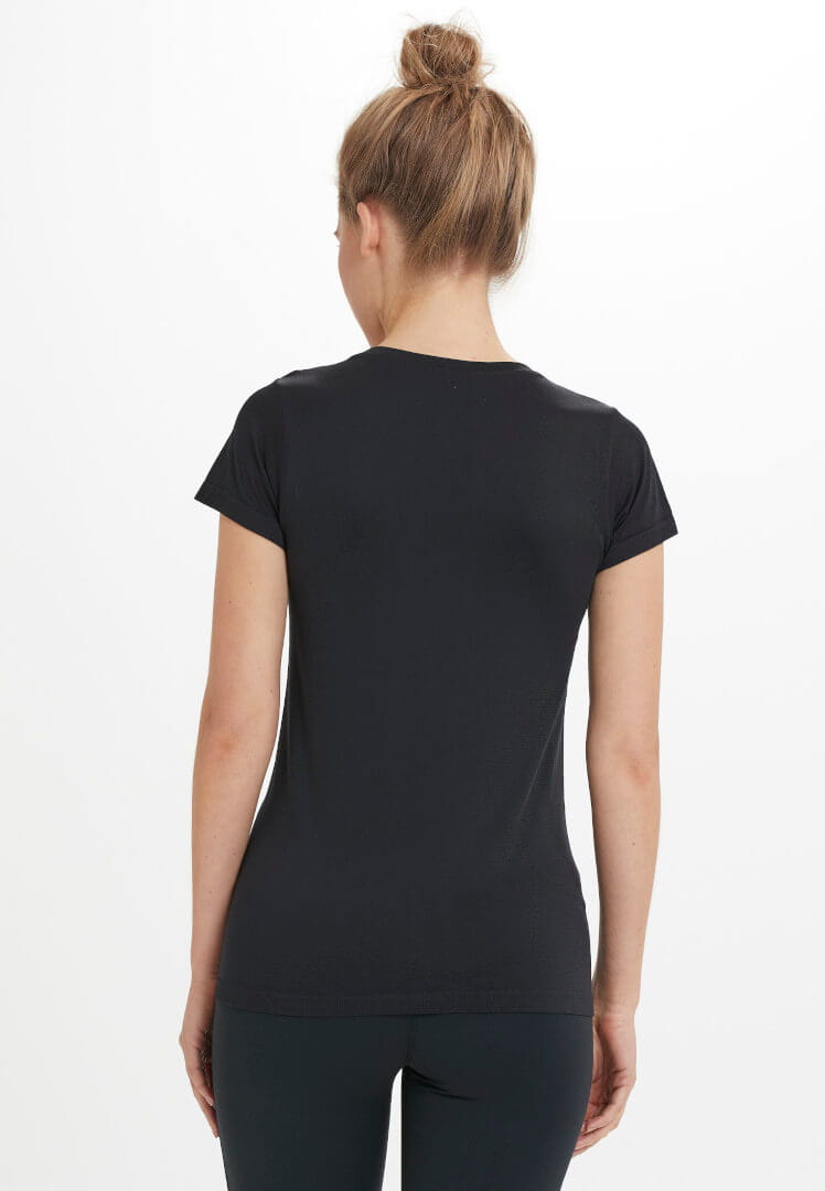 Jógové tričko Athlecia Julee Loose Fit – černé