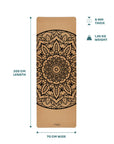 Jógová podložka Myga – Mandala 6 mm XL