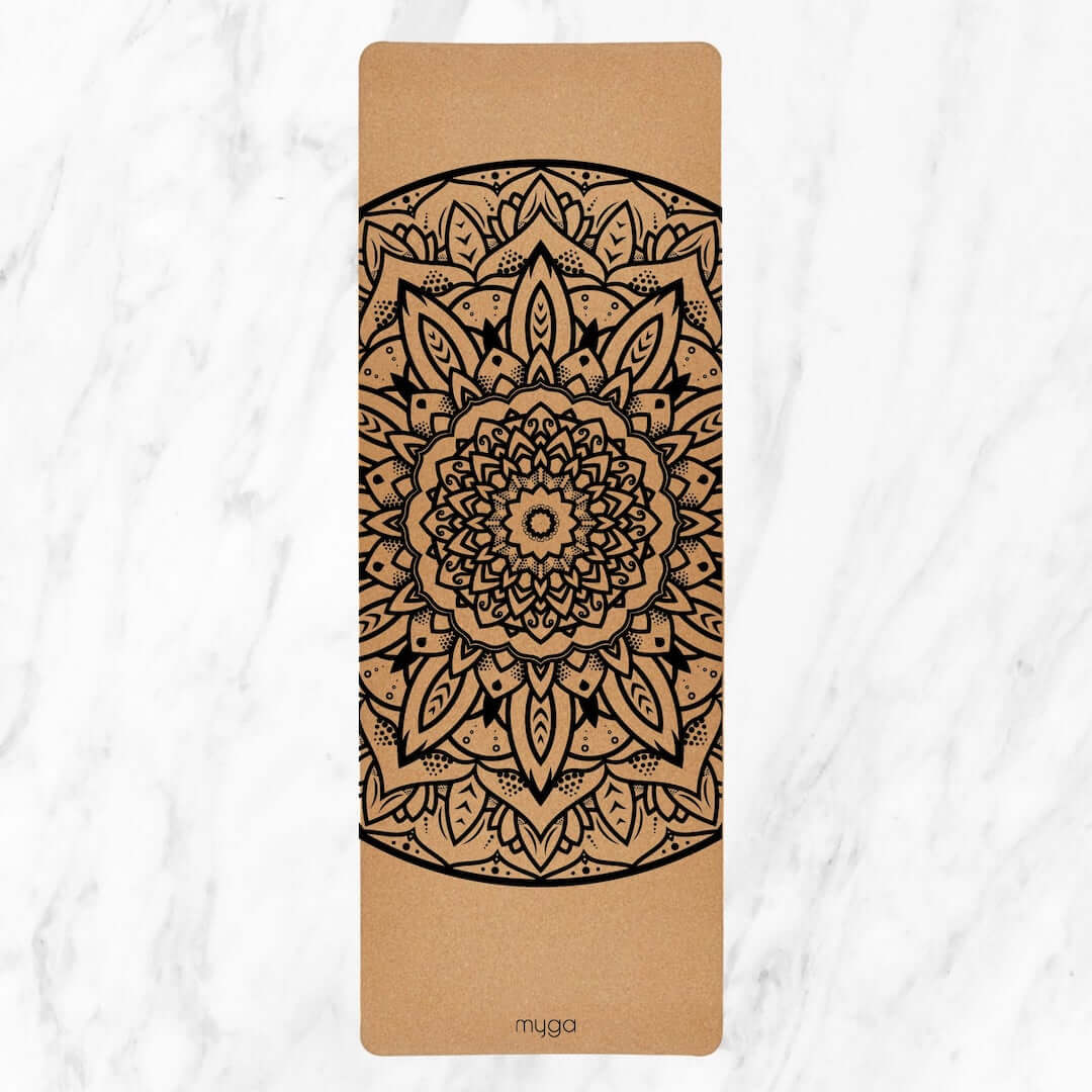 Jógová podložka Myga – Mandala 6 mm XL
