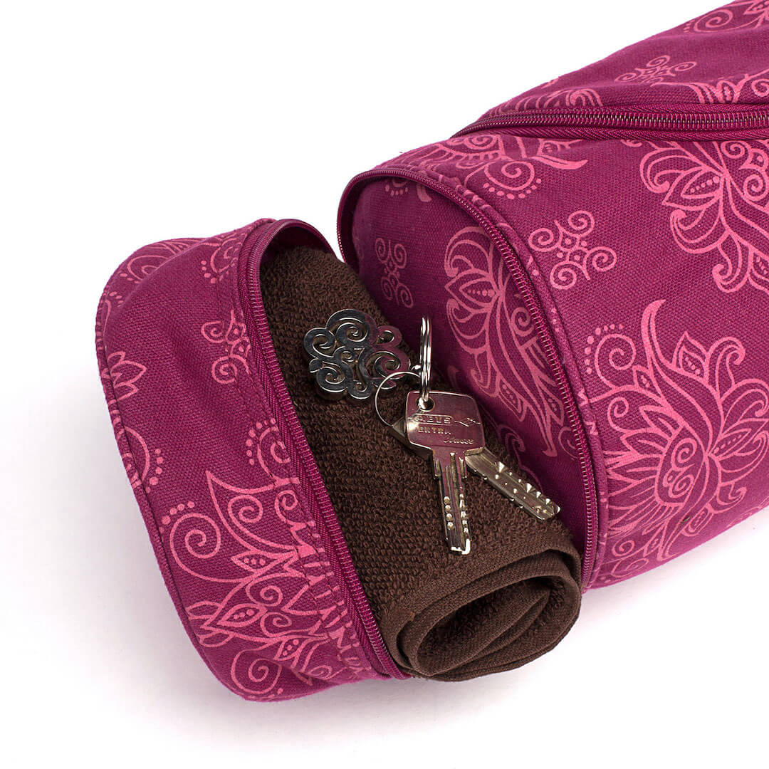 Bavlněná taška na jogamatku Bodhi Asana Bag 60 – růžová
