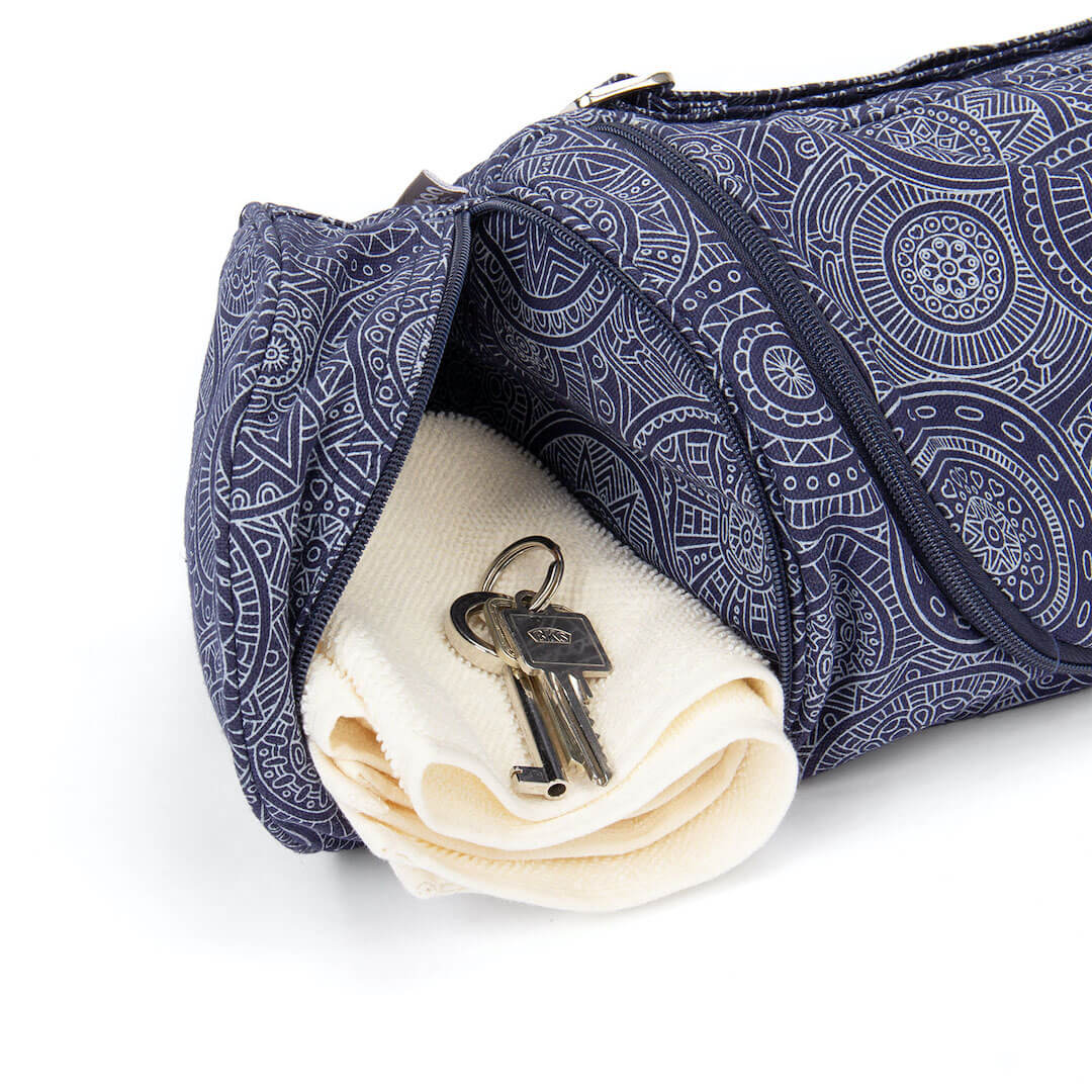 Bavlněná taška na jogamatku Bodhi Asana Bag 60 – tmavě modrá