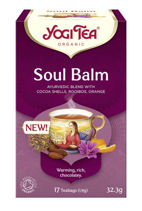 Čaj Yogi Tea Soul Balm – Balzám pro duši (17 × 1,9 g)