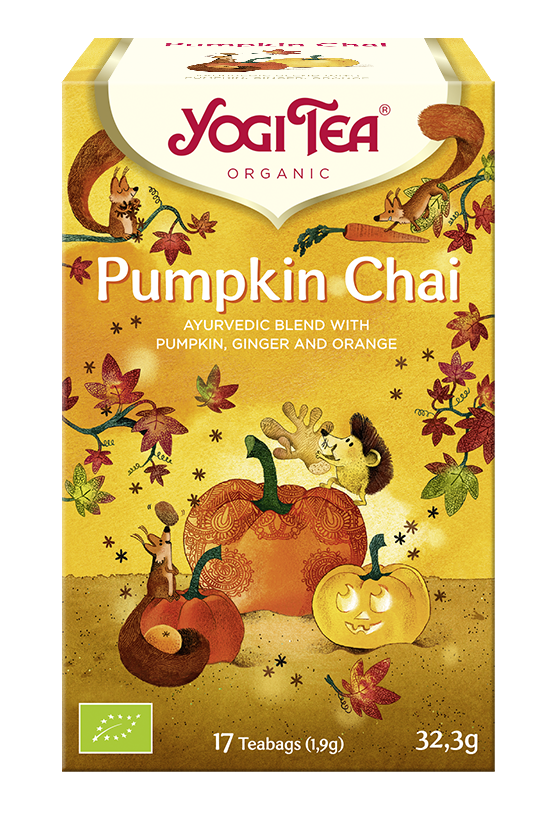 Čaj Yogi Tea Pumpkin Chai (17 sáčků)