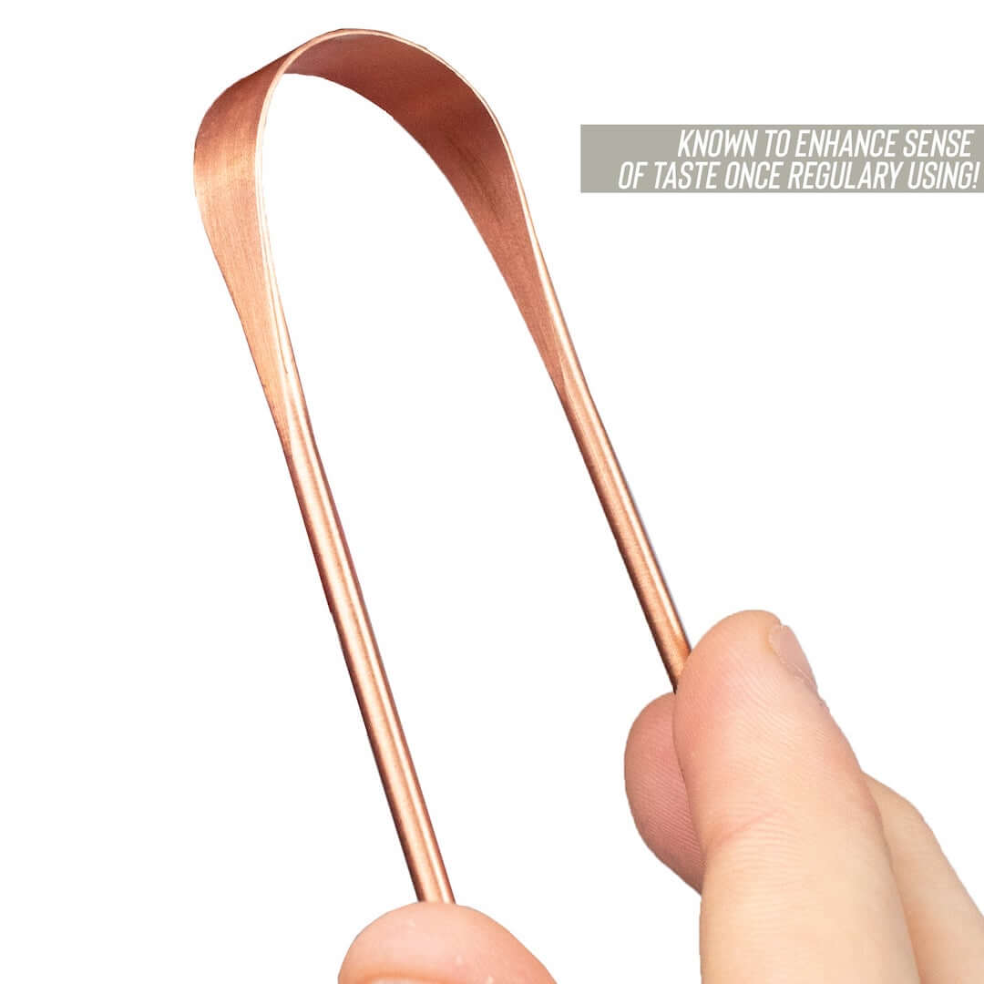 Měděný škrabka na jazyk Myga Copper Tongue Scraper Cleaner