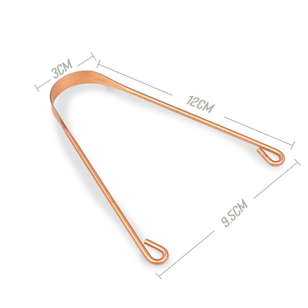 Měděný škrabka na jazyk Myga Copper Tongue Scraper Cleaner