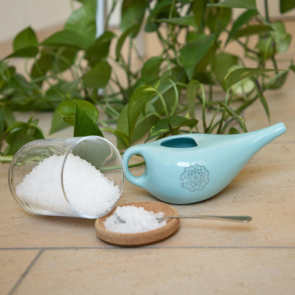 Keramická nádoba Bodhi Neti Pot – modrá