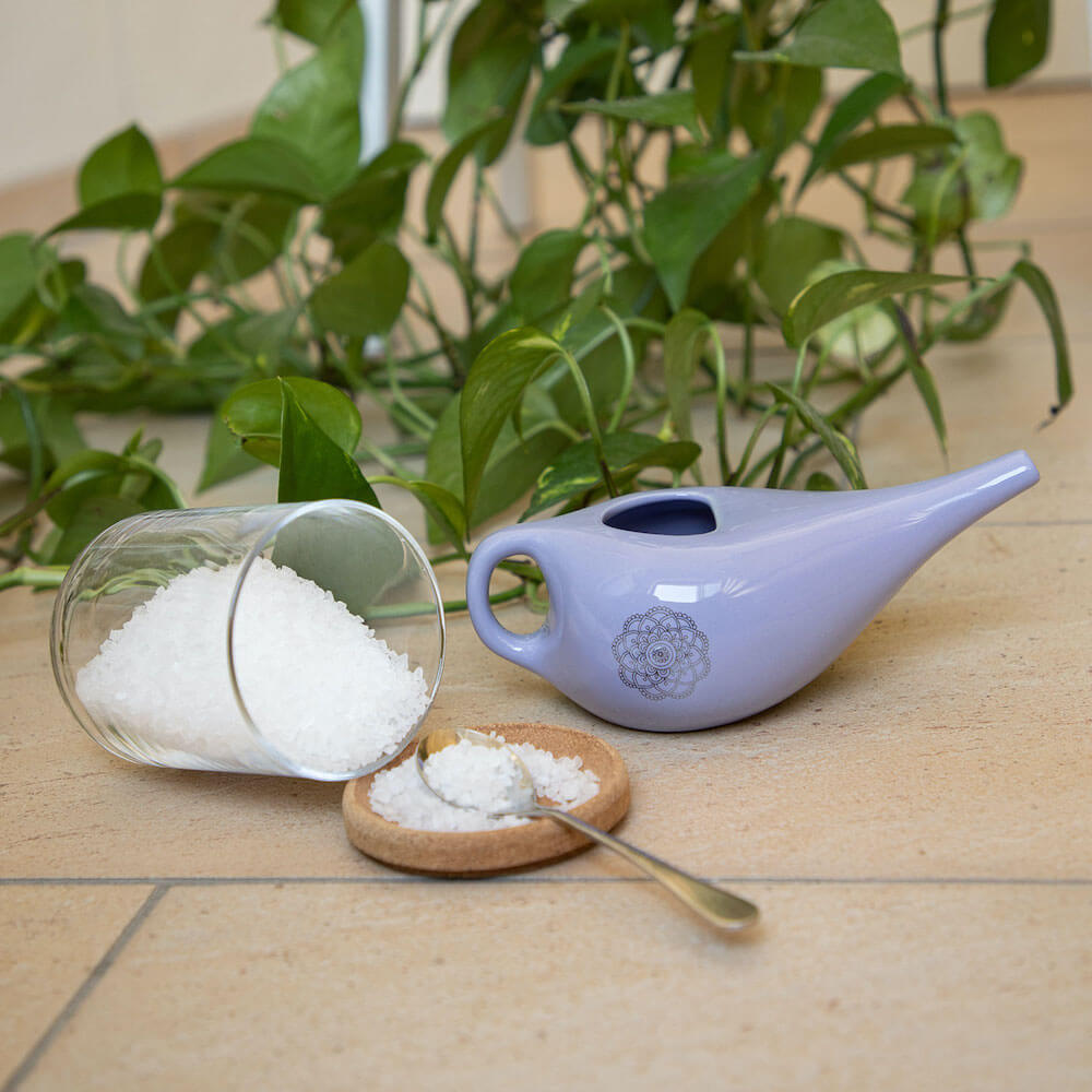Keramická nádoba Bodhi Neti Pot – vřesová