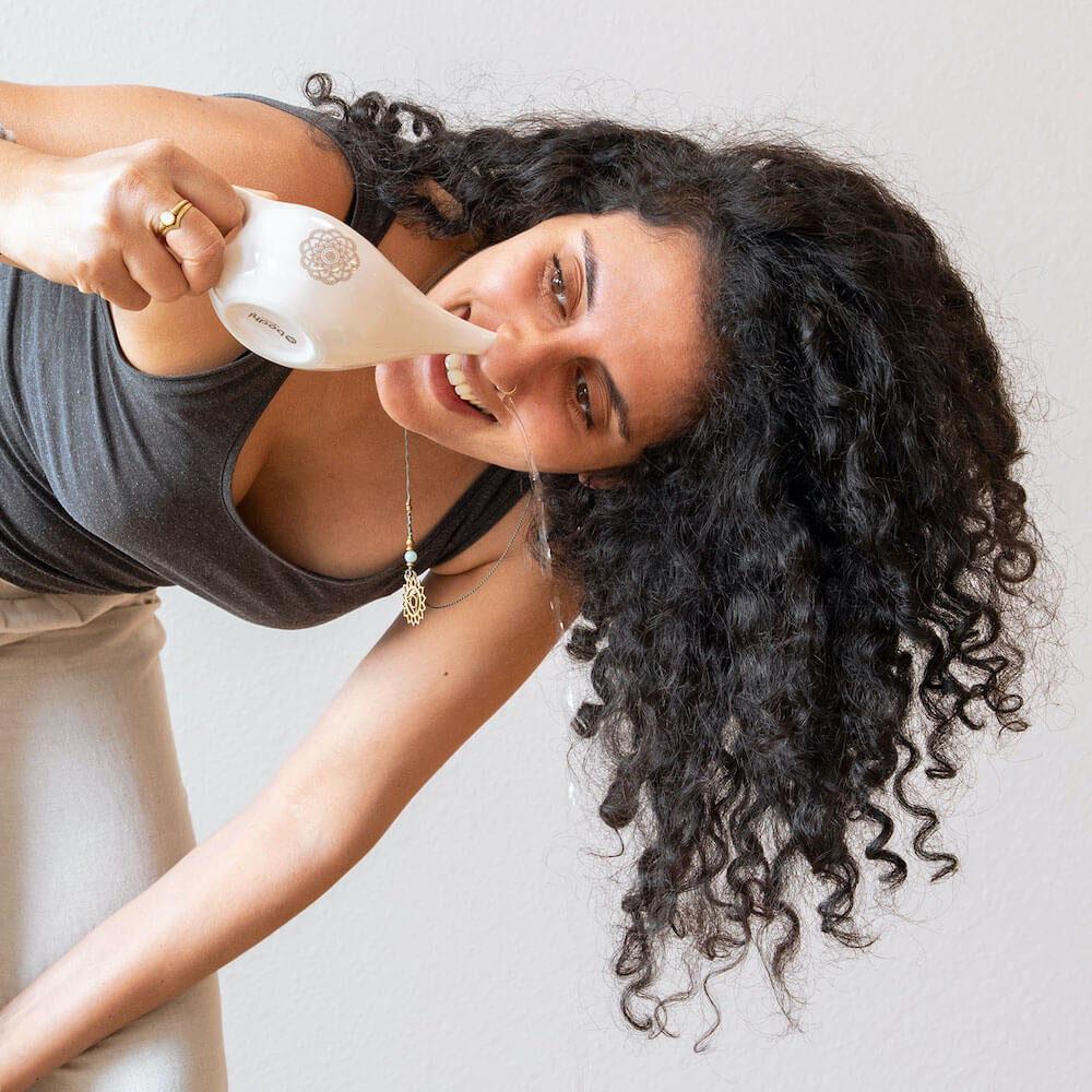 Keramická nádoba Bodhi Neti Pot – mango