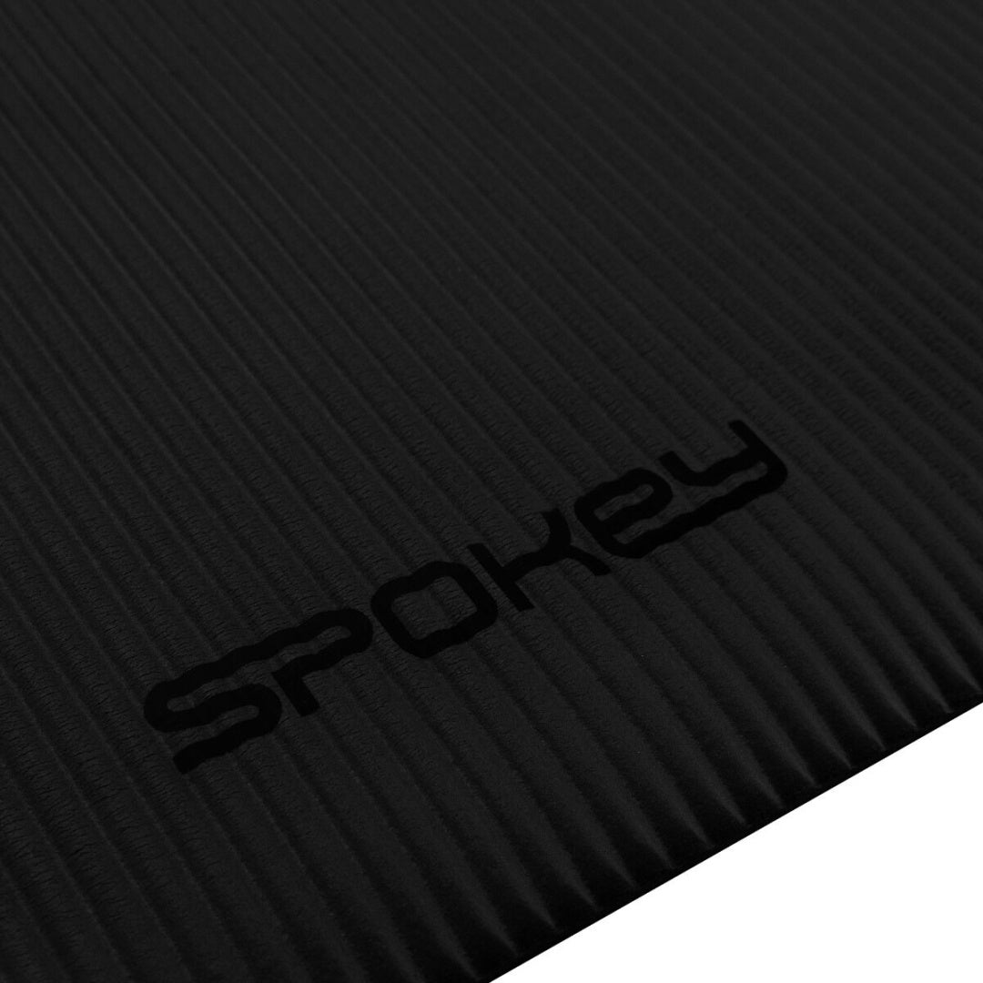 Cvičební podložka Spokey Softmat 1,5 cm – černá