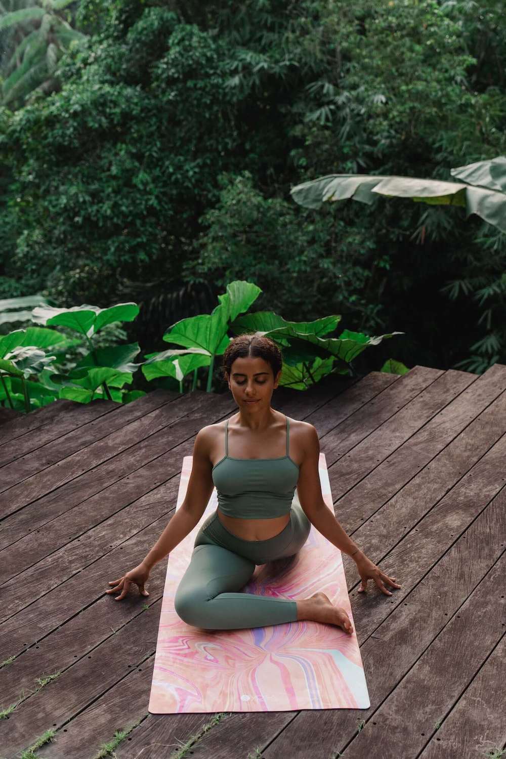 Jógová podložka Yoga Design Lab Combo 3,5 mm – Pearl
