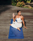 Jógová podložka Yoga Design Lab Infinity 5 mm – Diamond Align Navy