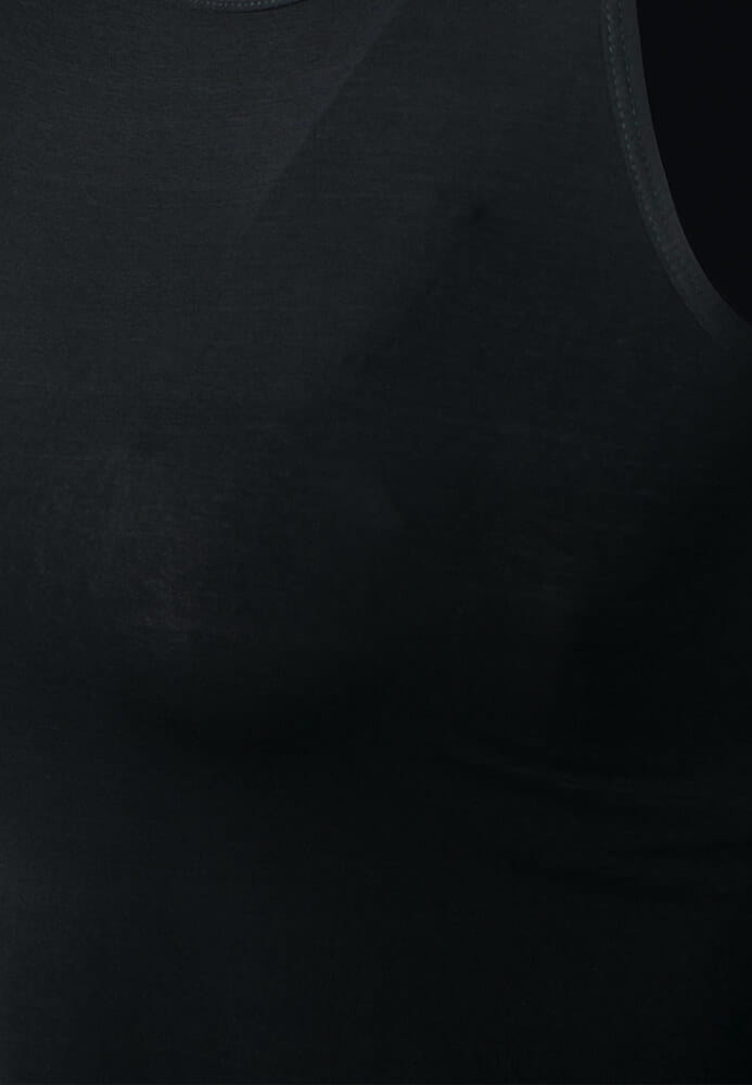 Jógové tričko Athlecia Mota Slub Top – černé, velikost 38