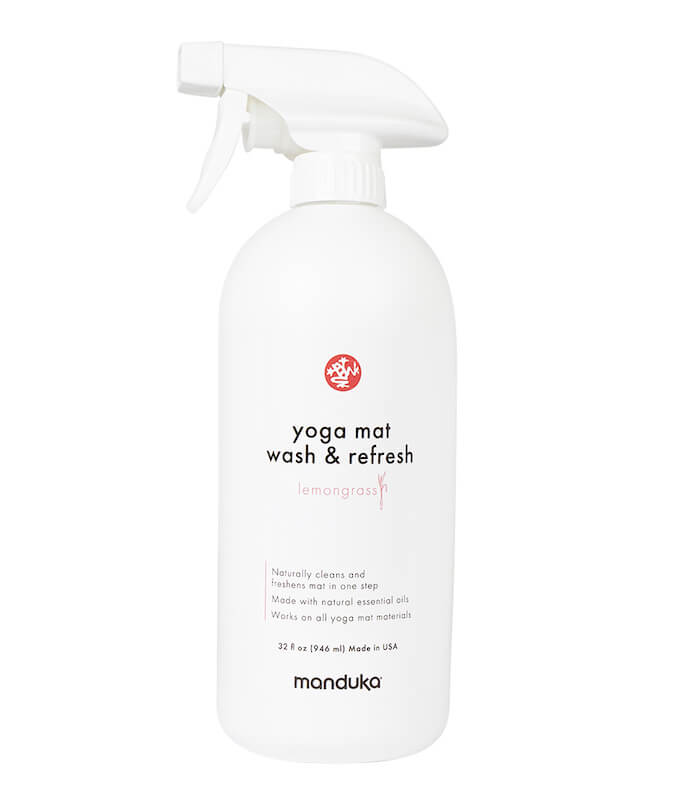 Manduka Yoga Mat Wash and Refresh 946 ml Lemongrass – Čisticí prostředek na podložky