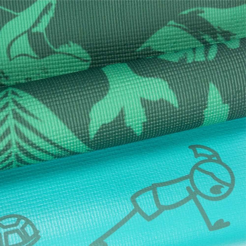 Dětská jógová podložka Myga – Jurassic Jungle 6 mm
